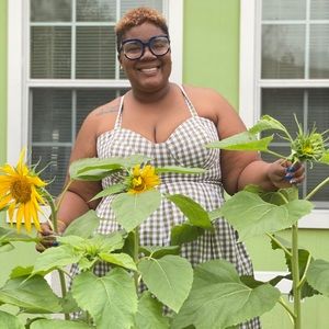 ELOQUII Gingham Bustier Bodice Dress